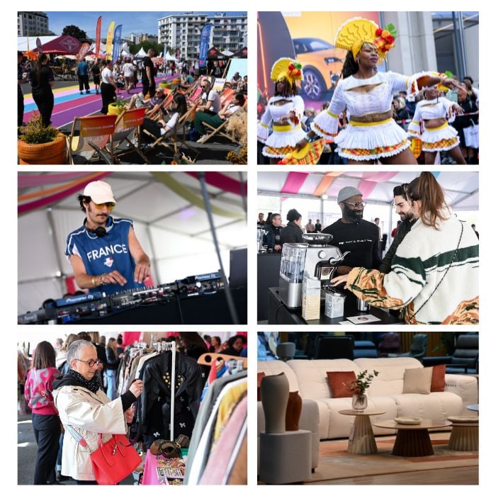 Ambiances variées à la Foire de Paris : détente en extérieur, spectacles de danse, DJ en live, démonstrations de produits, shopping et espace ameublement